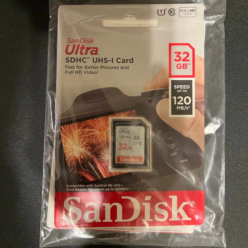 SanDisk Ultra 32 GB Micro SD Class 10 microSDHC Memory Card